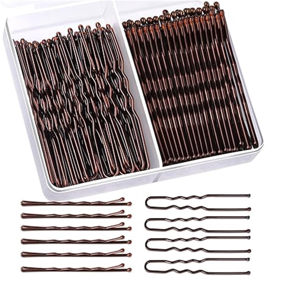 100Pcs Bobby Pins, Bobby Pins Brown Hair， Hair Pins, Hair Pins for Women 2inch
