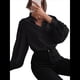 thumbnail image 2 of Camisas con Botones para Mujer, Blusas de Otoño para Mujer, Blusas Informales de Negocios para Mujer Negro XL, 2 of 9