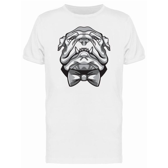 English Bulldog With A Bow Tie Tee Men's -Image by Shutterstock