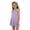 Purple, variant on WUANDIXFA Girls Sleeveless Swim Cover Up Kids Summer Swimsuit Coverup Twist Front Beach Dress 5-14Y (Purple, 5-6 Years)