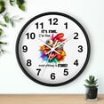 thumbnail image 3 of "It's fine.." Chicken Wall Clock, 3 of 3