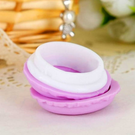 Portable Travel Candy Color Mini Cute Cake Jewelry Ring Necklace