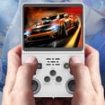 thumbnail image 4 of Consola de videojuegos portátil retro R36S Pantalla IPS de 3,5 pulgadas para niños (0G blanco), 4 of 5