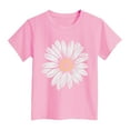 thumbnail image 4 of yocbz Shirts Girl Baby Clothes Baby Girl T-Shirt Summer Pullover Short Sleeve Outfit Pink,Size for 9-10 Years, 4 of 4