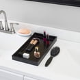 thumbnail image 5 of Home Basics Vanity Tray for Makeup, Jewelry, Perfume, Cosmetics Storage, Bathroom Organizer Horizontal, Crocodile Black, 5 of 7