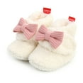thumbnail image 7 of 0-18M Baby Girl Winter Warm Boots Newborn Soft Bow Crib Shoes Baby Dress Shoes Prewalkers, 7 of 7