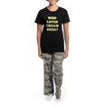 thumbnail image 4 of CafePress - CREAMSODA Women's Dark Pajamas - Women's Short Sleeve Print T-Shirt and Pants Dark Cotton Pajama Set, 4 of 7