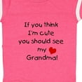 thumbnail image 4 of Inktastic If You Think I'm Cute You Should See My Grandma Boys or Girls Baby Bodysuit, 4 of 5