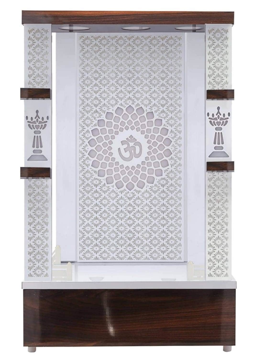 Puja Wooden Mandir With LED / Mandir For Home & Office / Temple For