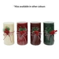 thumbnail image 4 of 6" SUGARED CURRANT Pillar Candle, 4 of 4