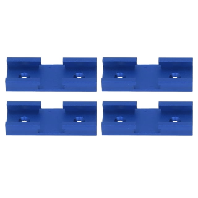 T Track Cross Chute, T Track Intersection Parts 4PCS Aluminum Alloy Compact For Carpenter For DIY Red,Blue,Silver