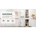 thumbnail image 2 of Vintage Narrow Storage Cabinet with 1 Drawer and 7 Storage Areas - Multipurpose for Multiple Room Scenarios, 2 of 7