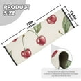 thumbnail image 5 of Yayeee Runner Rug for Bedroom 2'x6' Machine Washable Hallway Non Slip Mat, Beige Cherry, 5 of 8