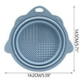 thumbnail image 3 of BVXEEP Make Up Cleaning Bowl, Folding Makeup Brush Cleaning Bowl Powder Puff Beauty Brush Pad Makeup Tool Cleaning Tool, 3 of 7