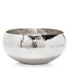 Torre & Tagus Aladdin Hammered Aluminum 13" Diameter Bowl, Silver