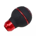 thumbnail image 2 of Fule 5 Speed Shift Knob Gear Stick Leather Shifter Fit Most Manual Cars Trucks, 2 of 5