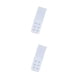 thumbnail image 4 of Correa de extensión Extensores de sujetador Hebilla transpirable 2 ganchos Accesorios Clips elásticos alargados Reemplazo 3 filas blanco Sonducket, 4 of 6