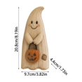 thumbnail image 2 of HalloweenGhost Vintage Tabletop Decor, Retro Artwork Adds Warm Spooky Character, Halloween Mantel Decoration for Shelf Table Party, 2 of 5