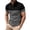 Gray, variant on LRGSHF Polo Shirts for Men Short Sleeve Color Block Pullover Slim Fit Contrast Tops Summer Golf Daily Casual Outfit Gray 2XL