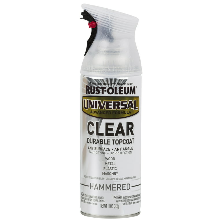 Rust-Oleum Universal Gloss Black Hammered Spray Paint and Primer In One  (NET WT. 12-oz)