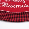 thumbnail image 4 of Falda de árbol de Navidad Vestido de árbol de Navidad a cuadros negro y rojo (48") brillar  Electrónica, 4 of 5