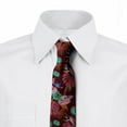 thumbnail image 2 of Botanical Necktie, Flora Leafage, Dress Tie, 3.7", Multicolor, by Ambesonne, 2 of 3
