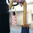 thumbnail image 4 of Yuyamidu Cherry Chapstick Holder Keychain for Travel Accessories Heart Sleeve Chapstick Pouch Comfortable Lipstick Organizer Pink Lipstick Protective Case, 4 of 6