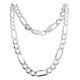 thumbnail image 1 of JOYARIS Cadena De Plata 925 Diamantada Hombre Fígaro 50 Cm X 6 Mm DM-0001439, 1 of 3