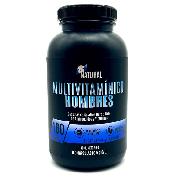 Multivitaminico Hombre SNatural 180 capsulas