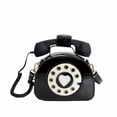 thumbnail image 2 of Telephone Shaped Purse Shoulder Crossbody Tote Bags Women Retro Phone Top Handle Handbags For Girls, 2 of 6