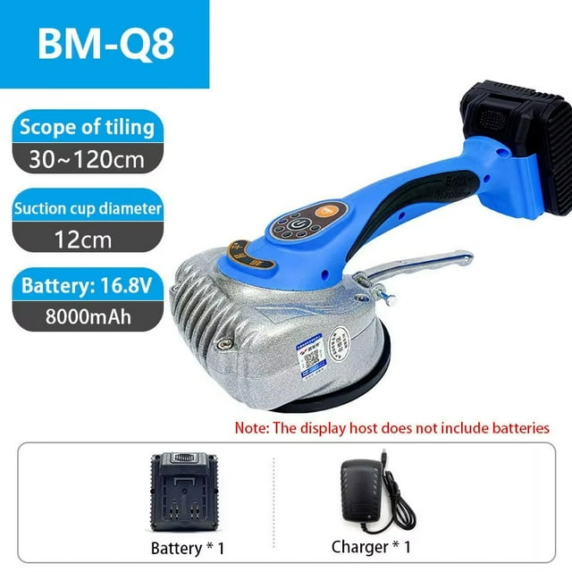 Electric Tile Vibrator Suction Cup Automatic Floor Vibrator Laying Leveling Tool Tile Laying Machine Adjustable ,Easy to Use