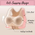 thumbnail image 5 of Babysbule Bras for Women Women Yoga Sports Front Closure Extra-Elastic Breathable Lace Trim Bra Underwear, 5 of 9