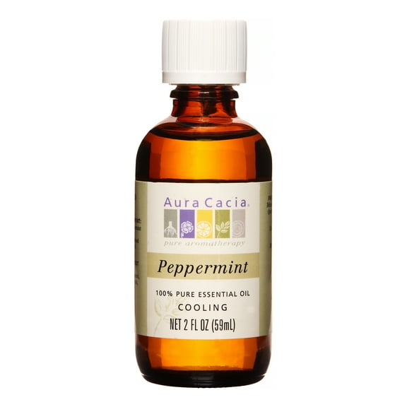 Aura Cacia Essential Oil, Peppermint, 2 Fl Oz