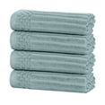 thumbnail image 2 of Superior Soho Ribbed Cotton Absorbent Hand Towel Set of 4, Basil, 2 of 9