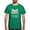 Kelly Green, variant on - Cat Man T Shirt - Men's Classic Graphic Cotton T-Shirt