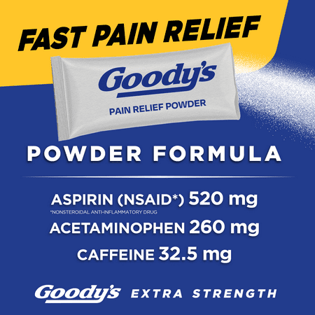 Goody's Extra Strength Headache Powder, 50 Powder Sticks