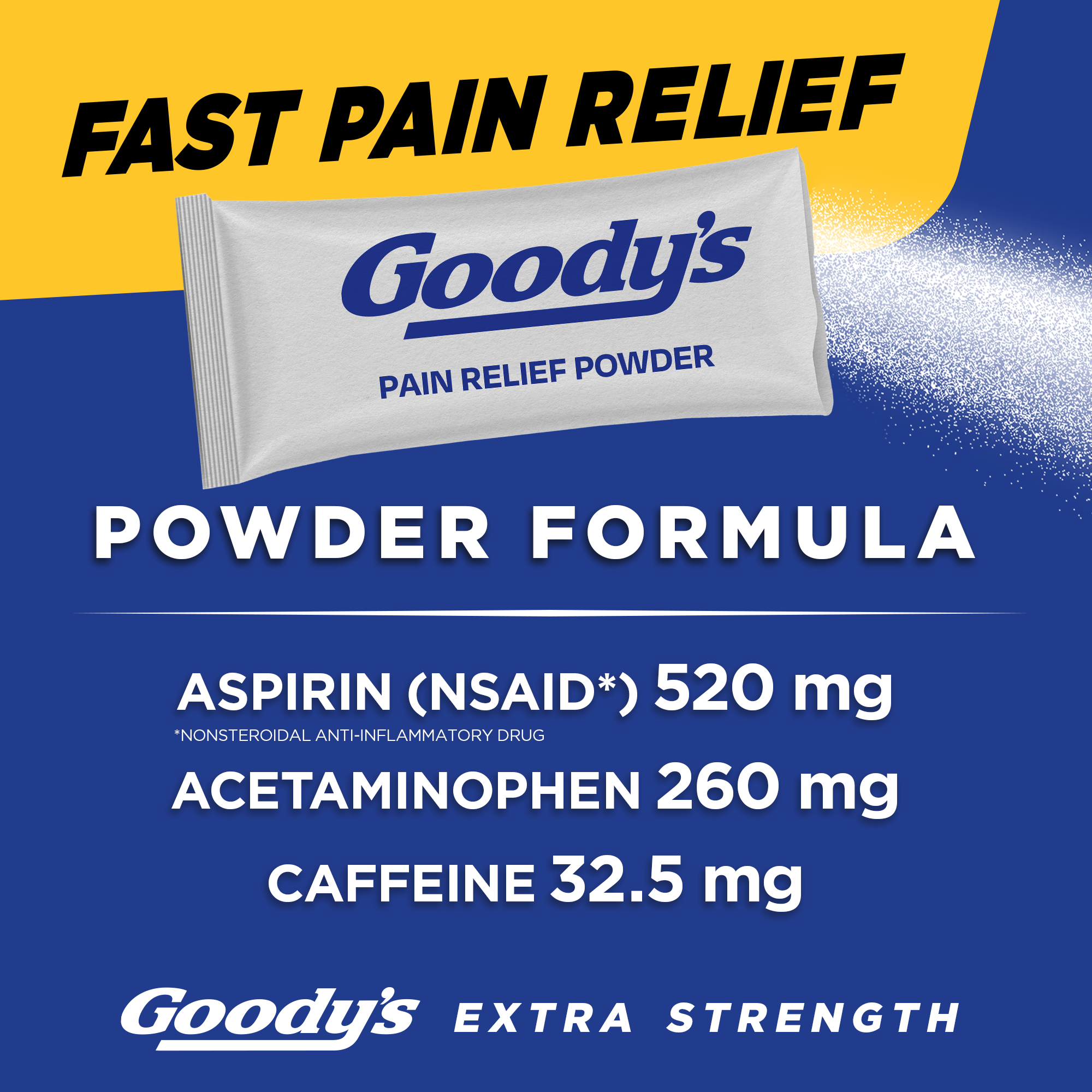 Goody's Extra Strength Headache Powder, 24 Powder Sticks - image 2 of 16