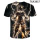 thumbnail image 3 of Anime pattern 3d printed cartoon dragonball T-shirt round neck and short sleeves men large size loose half sleeves toppangjing, 3 of 4