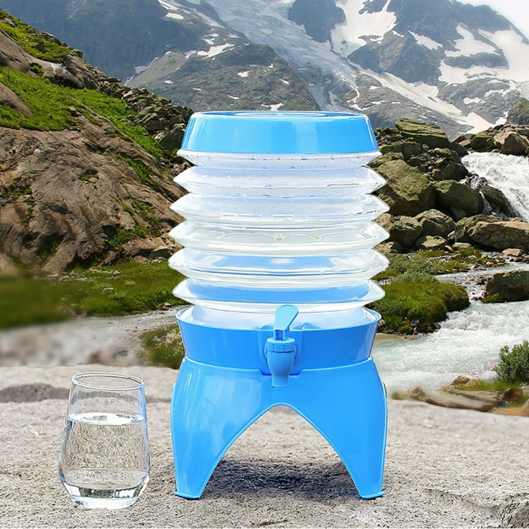 7.5L Foldable Camping Water Bag Water Bucket Collapsible Water