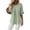 Light green, variant on Gbobgt Women's Blouses Half Sleeve Crew Neck Casual Lightweight Summer Tops for Daily Office And Vacation Outfits Black L