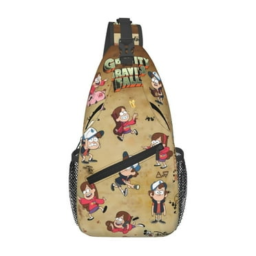 Gravity Falls Sling Bag Crossbody Sling Backpack Chest Bag Daypack Purses Shoulder Bag For Women Men Travel Hiking