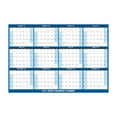 thumbnail image 2 of Rwvbm 2025 Double-Sided Wall Calendar 32"x48" Erasable Laminated Foldable with Marker Included January-December 2025 Removable Mounting Tape & Push Pins, 2 of 6