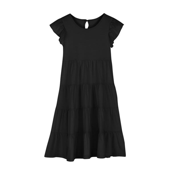College Solid Pocket O Neck A Line Dresses(5 Colors) College Solid Pocket O Neck A Line Dresses(5 Colors)