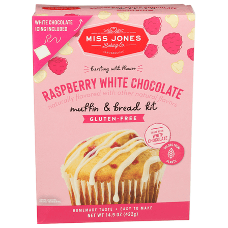 (Pack of 6) Miss Jones Baking Co. Kit Muffin Bread Russet Wheat Chia 14.9 oz