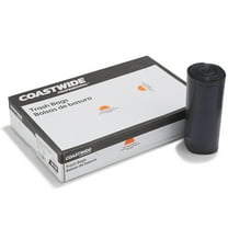 Staples Coastwide Professional 30-33 Gallon Trash Bag 33" x 39" Low Density 1.5 mil Black 100