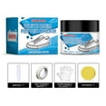 thumbnail image 2 of Pasta Reparadora de Color Blanco para Zapatos 50g | Agente Blanqueador para Bolsos de Cuero, Zapatos, Sofás, Ropa | Secado Rápido, Resistente al Desgaste | Kit de Aplicación Fácil con Cepillo, 2 of 9