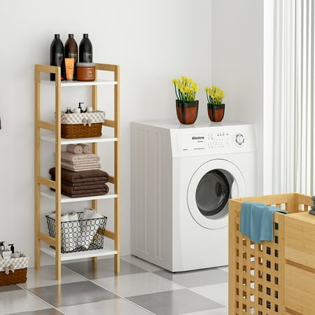 

4-Shelf Floor Shelving for Kitchen Heavy Duty Storage Shelving Unit Storage Shelf Rack