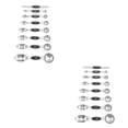 thumbnail image 2 of Cateissary 8 unids/set cuchara medidora portátil reemplazo graduado cocina panadería azúcar medición cuchara herramienta Accesorios Type1 NO1, 2 of 6