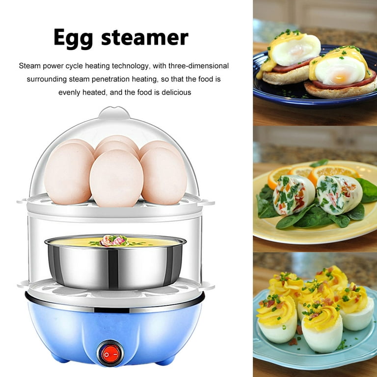Easy Electric Egg Poacher, Cooker W/ Auto-Shut off, Buzzer, 7 Egg Capa –  Modern Rugs and Decor