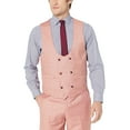 thumbnail image 3 of Adam Baker by Needle & Stitch 12965 Mens 3-Piece Peak Lapel Modern Fit Suit - Salmon - 56 Long, 3 of 7